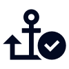 anchor-circle-check icon
