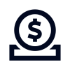 circle-dollar-to-slot icon