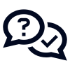 comments-question-check icon