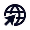 globe-pointer icon