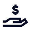 hand-holding-dollar icon