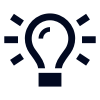 lightbulb-on icon