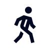 person-walking icon