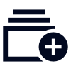 rectangle-history-circle-plus icon