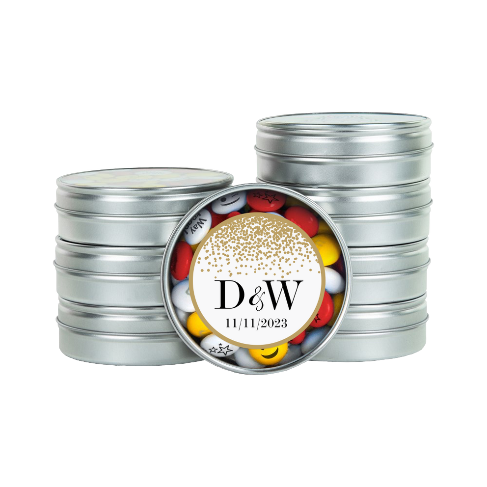 silver favors with custom packaging 0