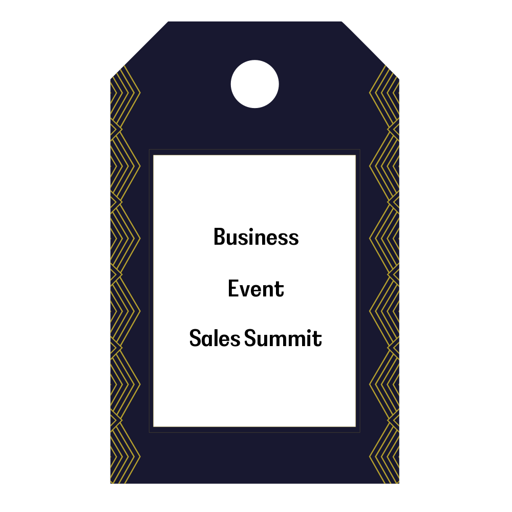 Accessoire personnalisable étiquette vie professionnelle avec texte modifiable