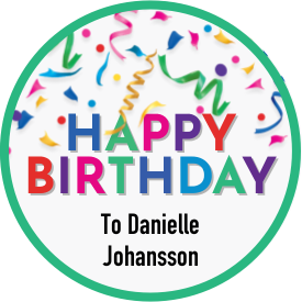 Sticker HAPPY BIRTHDAY to Danielle Johansson
